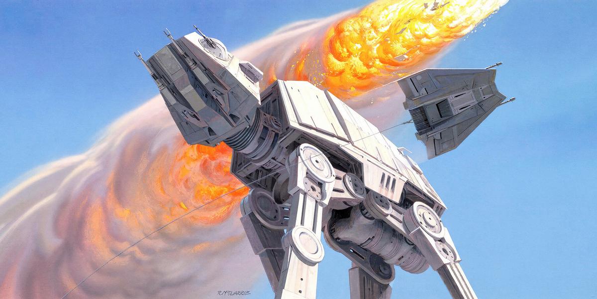 Fototapete Star Wars Hoth Battle - Multicolor, Trend, Textil (500/250cm)