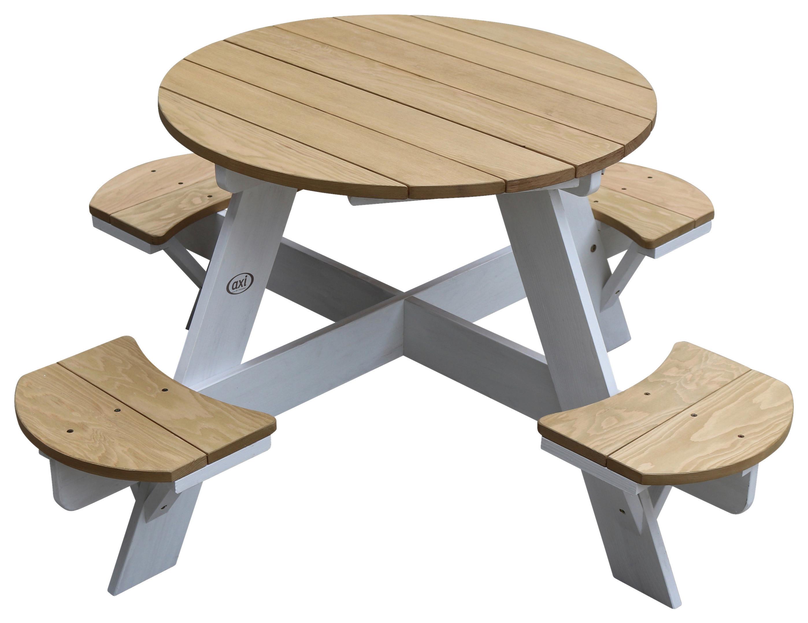 Kinder-gartenset A031.002.01 - Braun/Weiß, KONVENTIONELL, Holz (120/56/120cm) - Ambia Garden