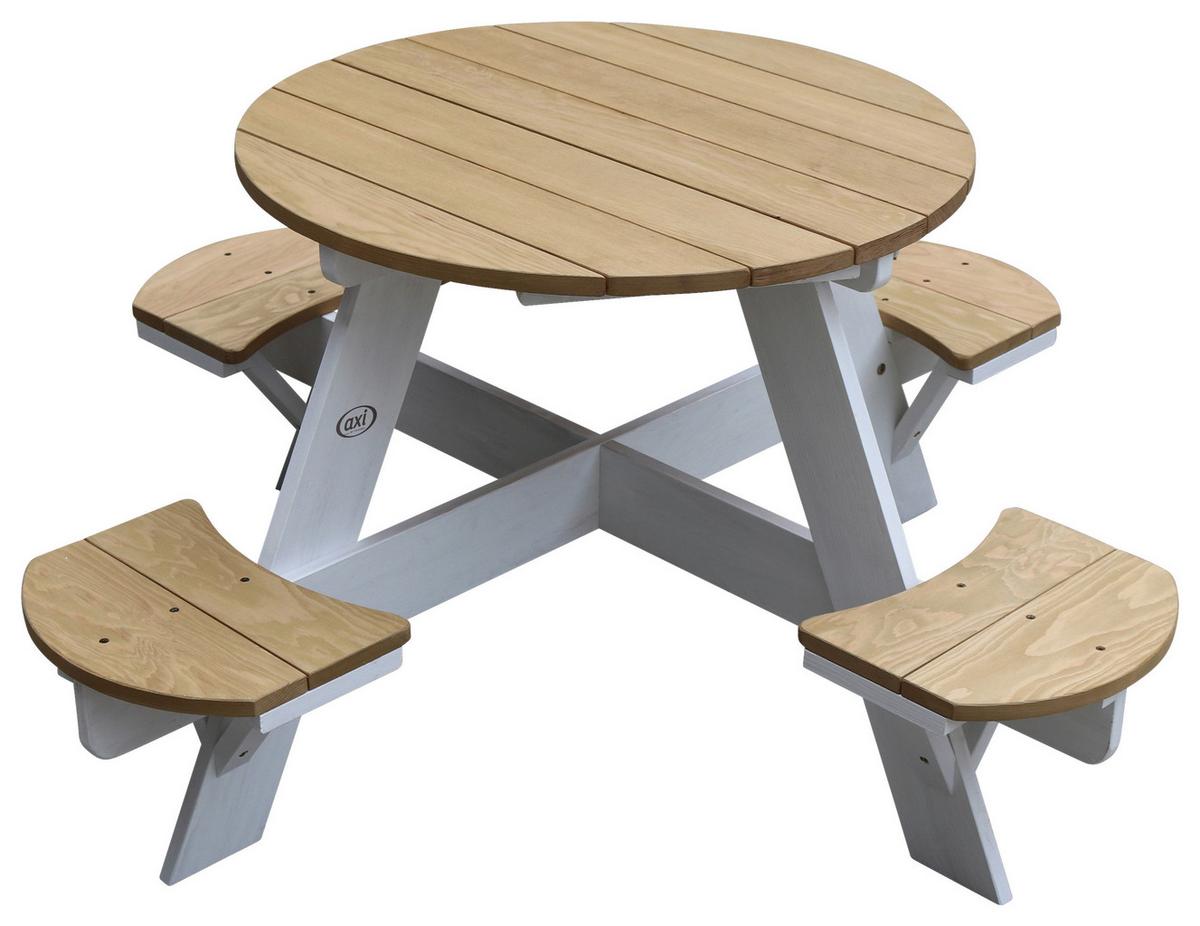 Kinder-gartenset A031.002.01 - Braun/Weiß, KONVENTIONELL, Holz (120/56/120cm) - Ambia Garden