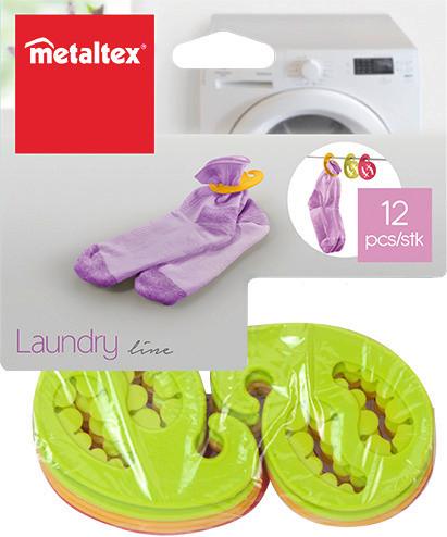 Ruhacsipeszek Zoknipárosító - műanyag (17.5/14.4/1.8cm) - Metaltex