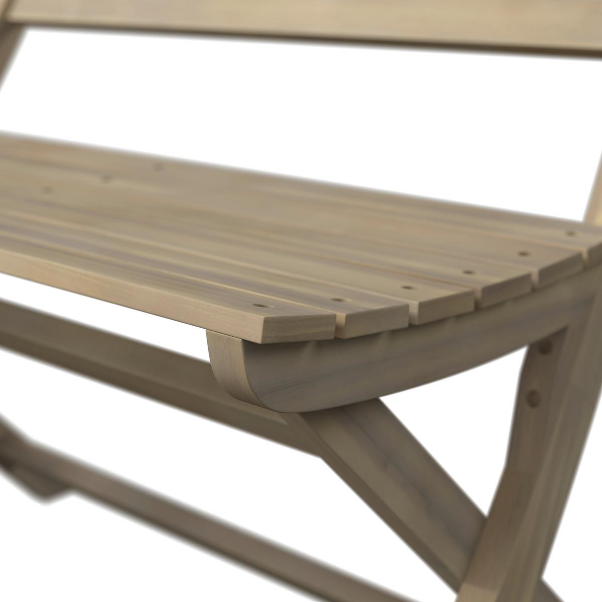 Gartenbank Minsk - Akaziefarben, MODERN, Holz (80/86/54cm) - Beldano