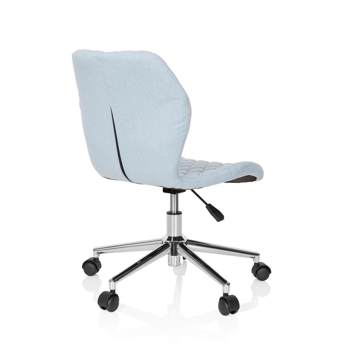 Jugenddrehstuhl Joy Ii Hellblau - Hellblau, Basics, Kunststoff/Textil (47/73-83/43cm) - MID.YOU