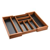 Besteckeinsatz Aus Bambus Variabel, Bxh: 35-58x43 Cm - Braun, Basics, Holz (35-58/6,5/43cm) - Kesper