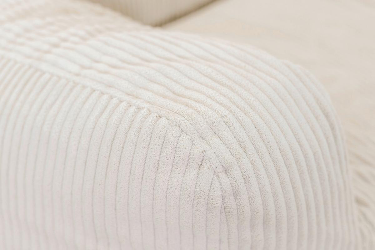 Sitzsack Rivo Cord beige, Indoor, B: 110cm - Beige, Basics, Textil (110/75/100cm)