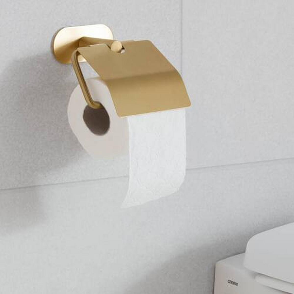Držiák na toaletní papír TURBO-LOC -SB- - Lifestyle, kov (14/12,5/7cm) - Mömax