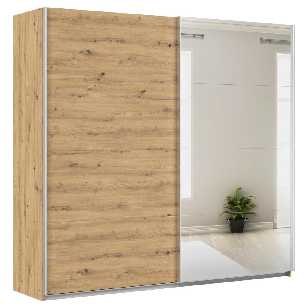 Schwebetürenschrank + Spiegel B: 315cm Feldkirch Eiche Dekor