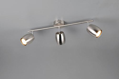 Strahler Greta - Nickelfarben, KONVENTIONELL, Kunststoff/Metall (56/15,5/8cm) - Luca Bessoni