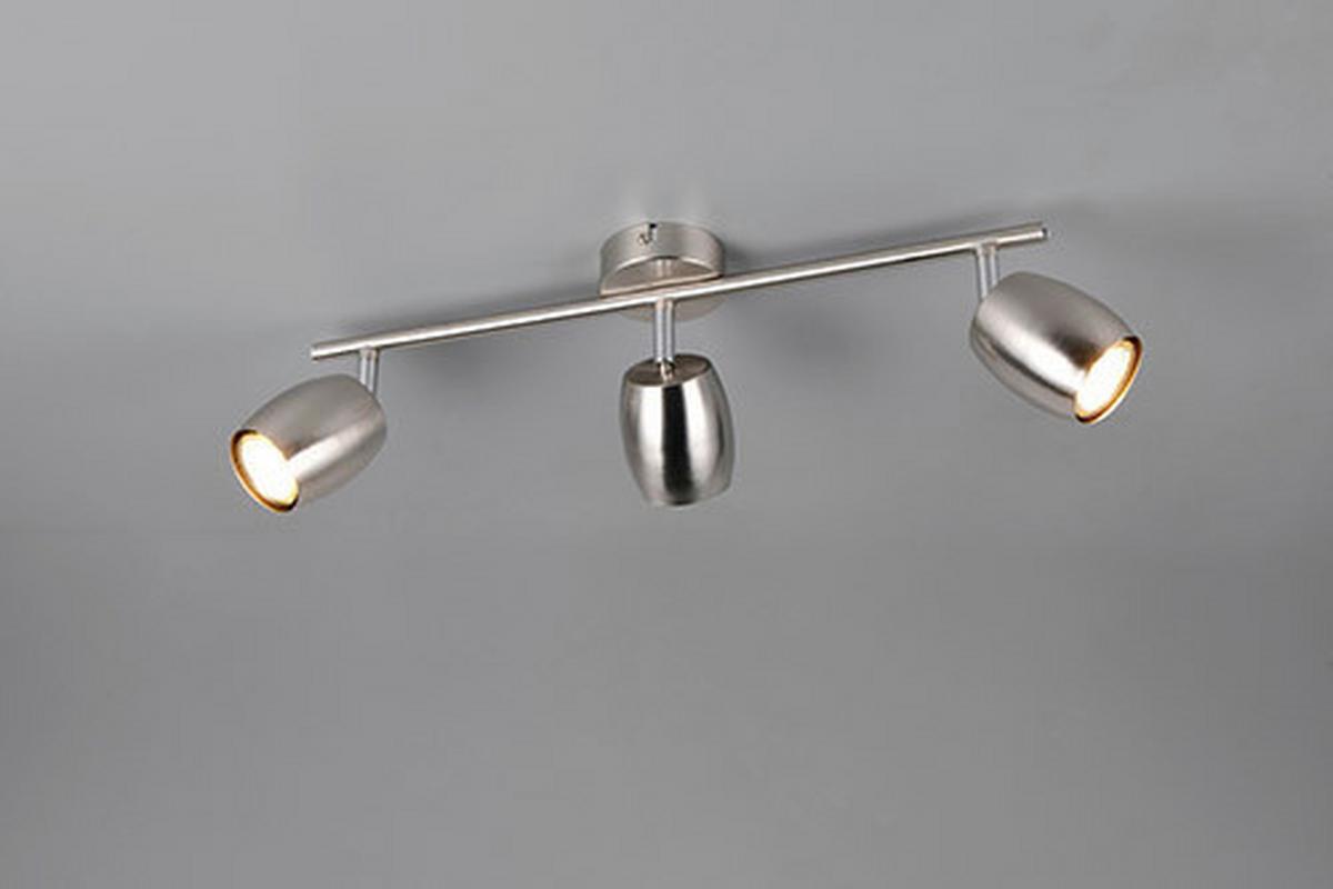 Strahler Greta - Nickelfarben, KONVENTIONELL, Kunststoff/Metall (56/15,5/8cm) - Luca Bessoni