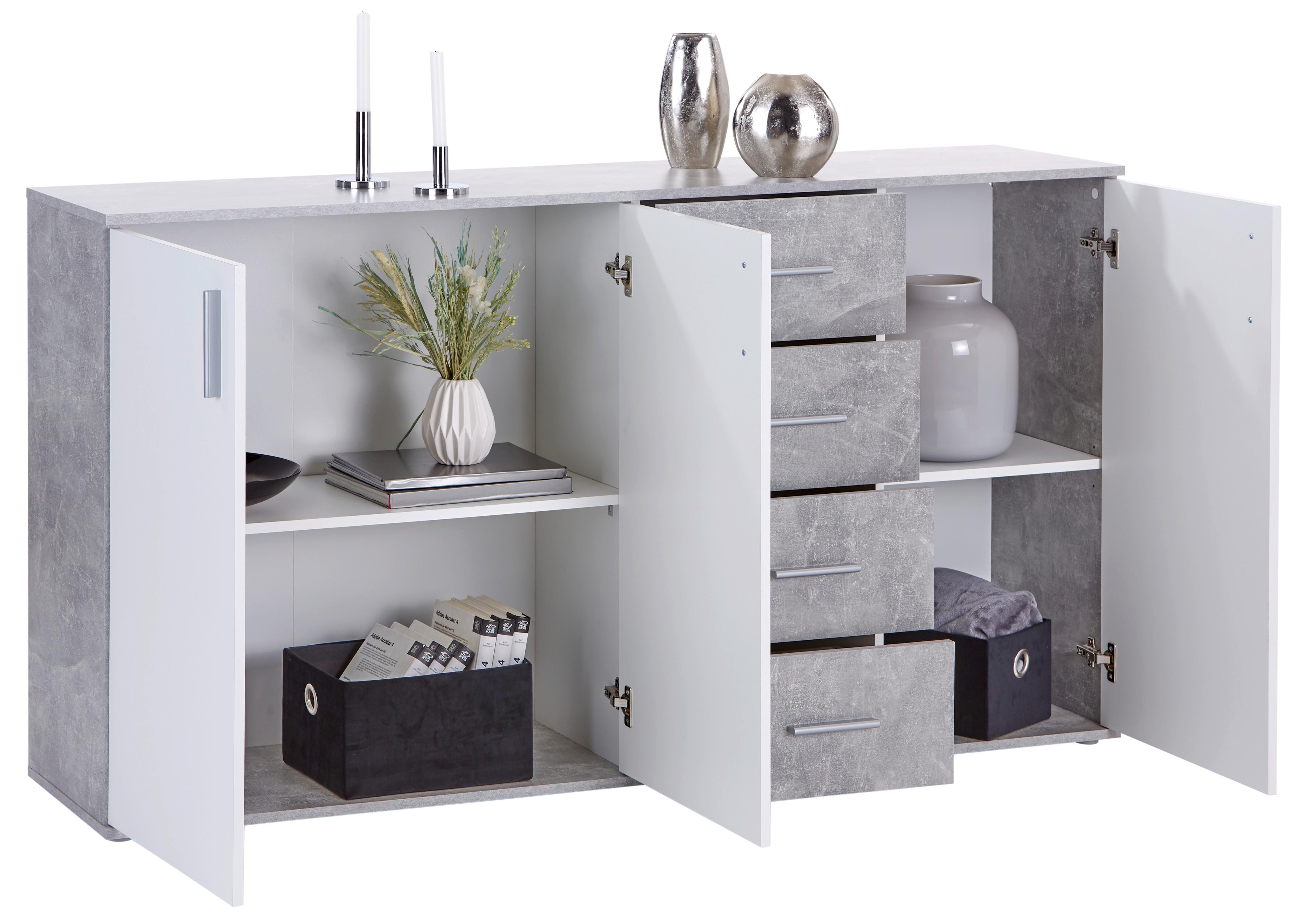 Kommode in modernem Betonlook