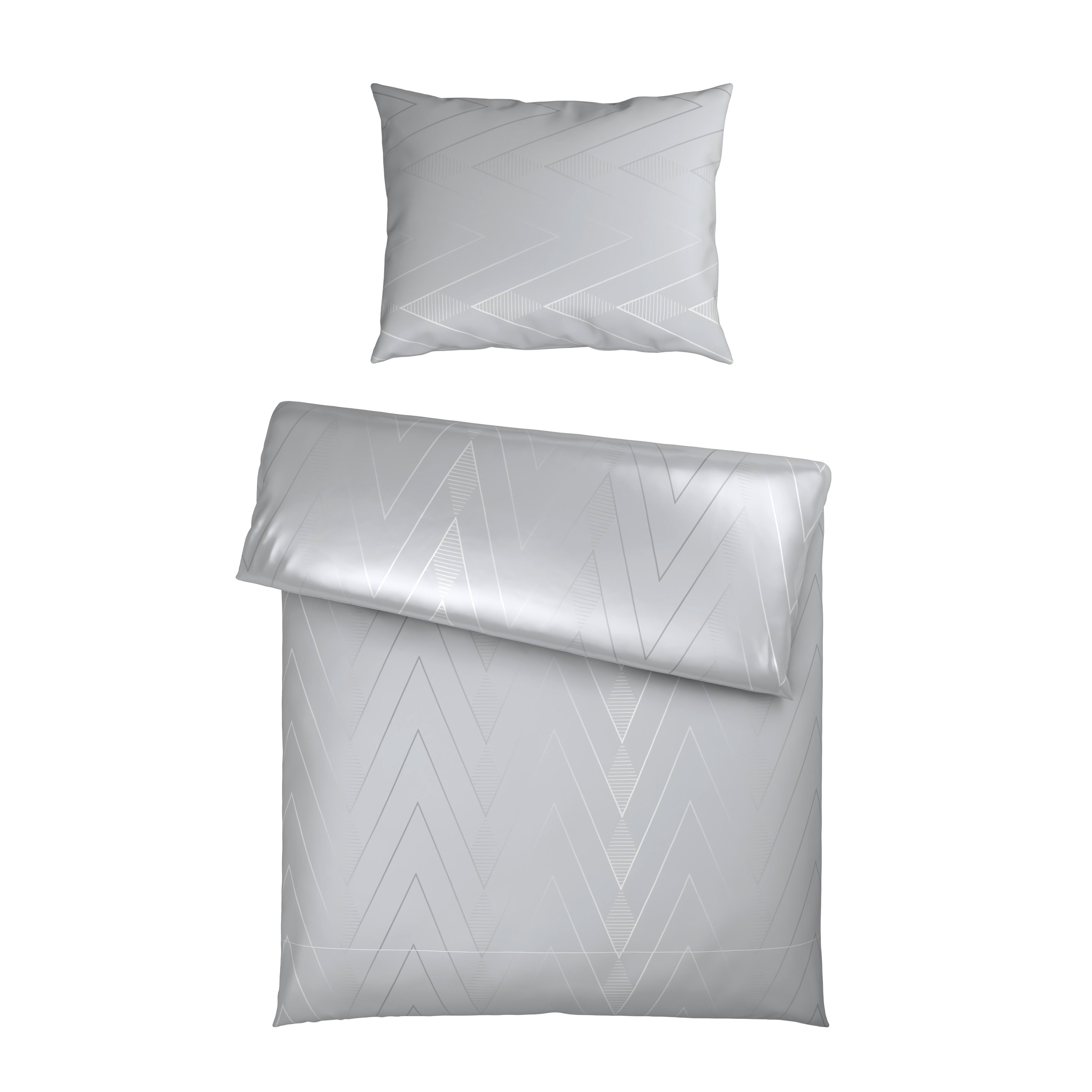 POSTEĽNÁ BIELIZEŇ DOHA - svetlosivá, textil (140/200cm) - Mömax
