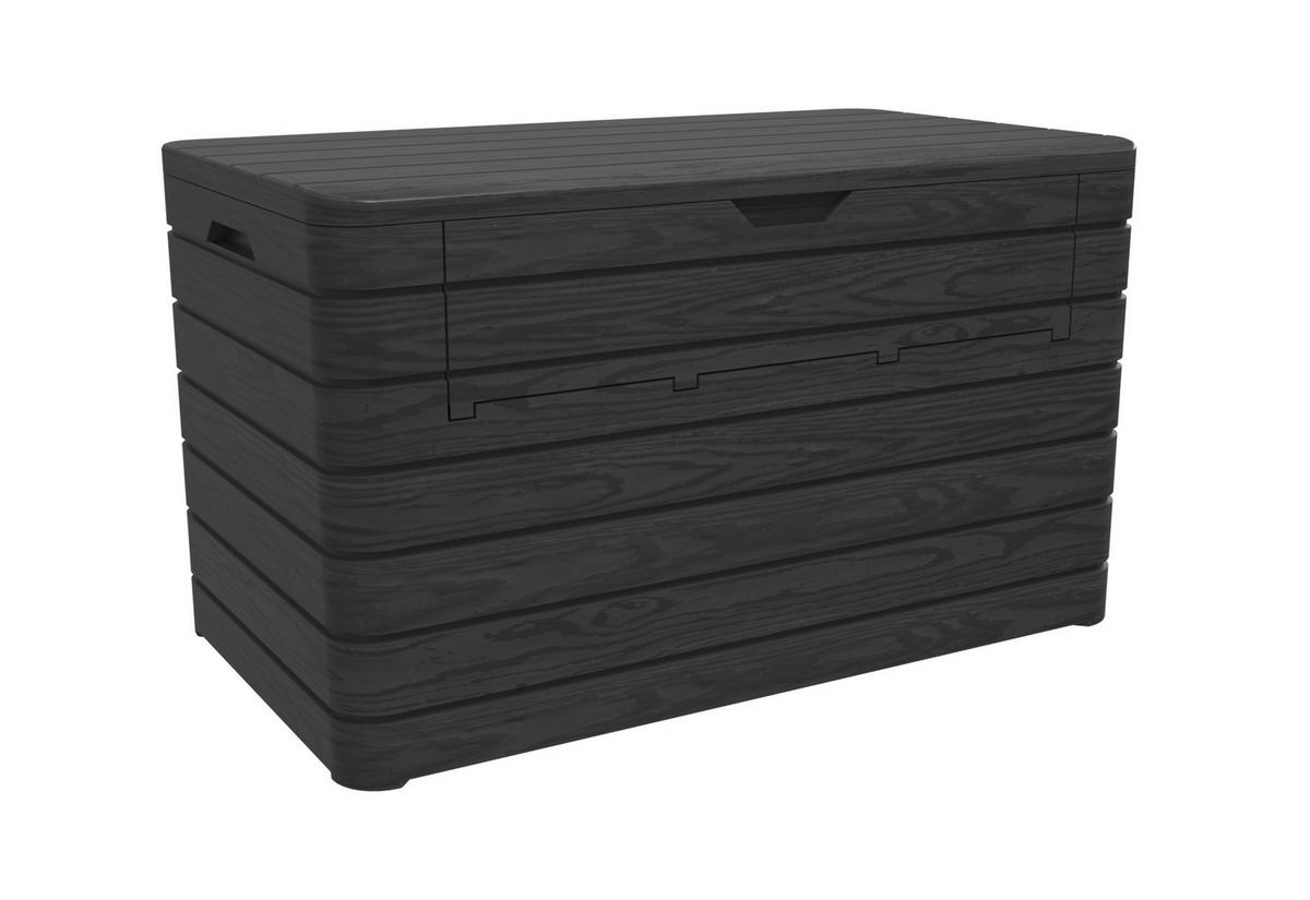 Kissenbox Dolomiti 146,6x85x82,6 Cm 970l - Anthrazit, Basics, Kunststoff (146,6/85/82,6cm)