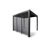 Lamellenteil Deluxe/classic Anthrazit - Fix - Anthrazit, MODERN, Metall (113,3/240/10cm) - Gardenson