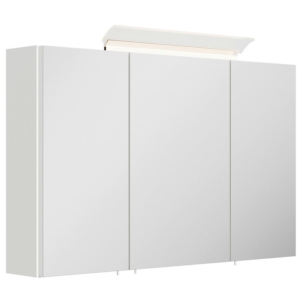 SPIEGELSCHRANK Weiß Hochglanz B: 120 cm