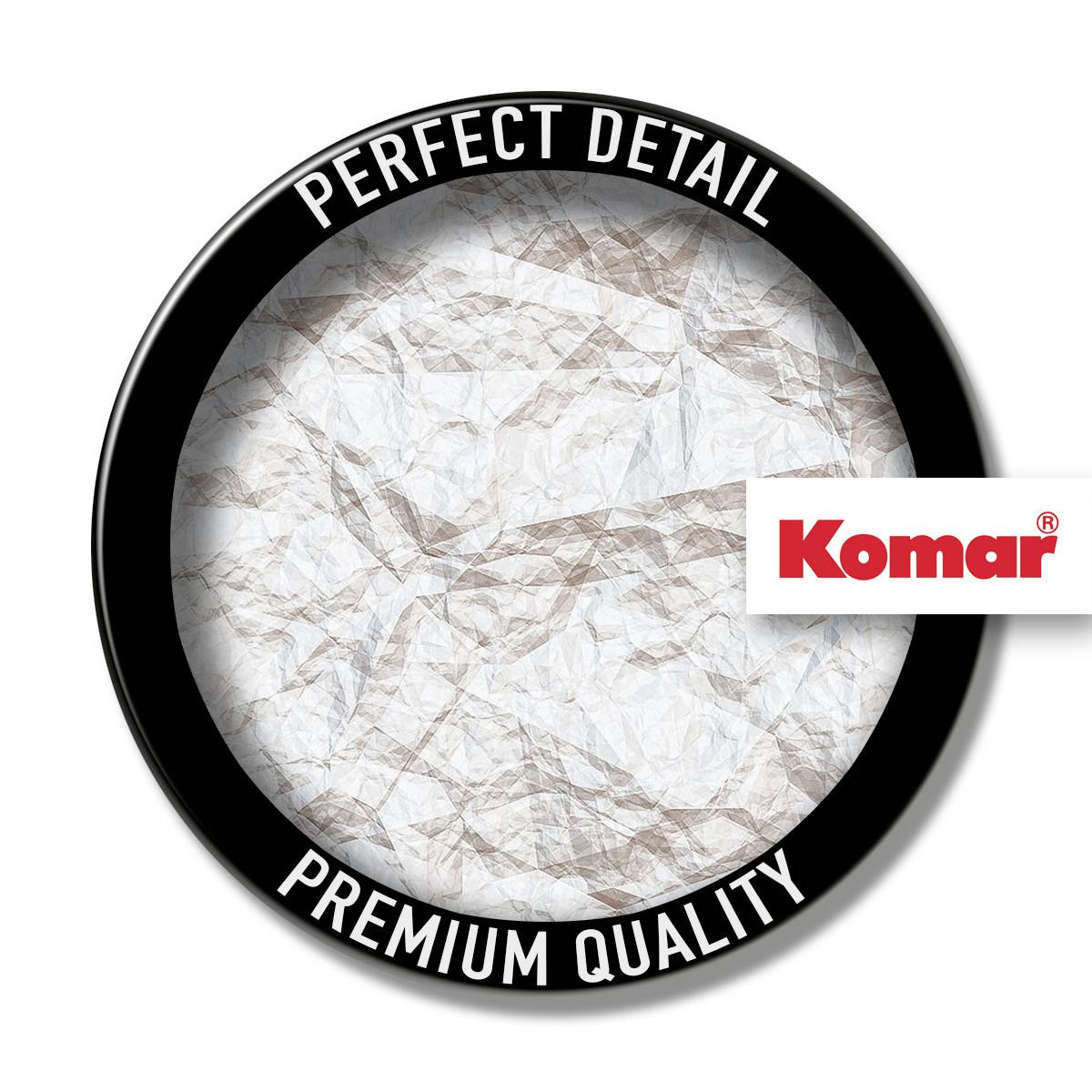 Vliestapete Crumpled Panel - Weiß, Basics (100/250cm) - Komar