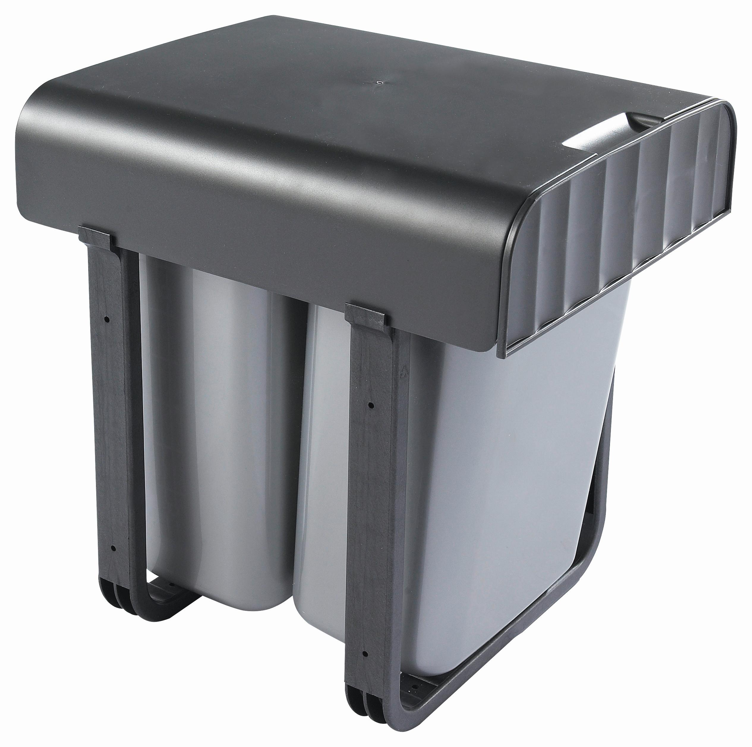 Abfallsammler Aladin 2x8l Handauszug Bxhxt 29x36x33 Cm