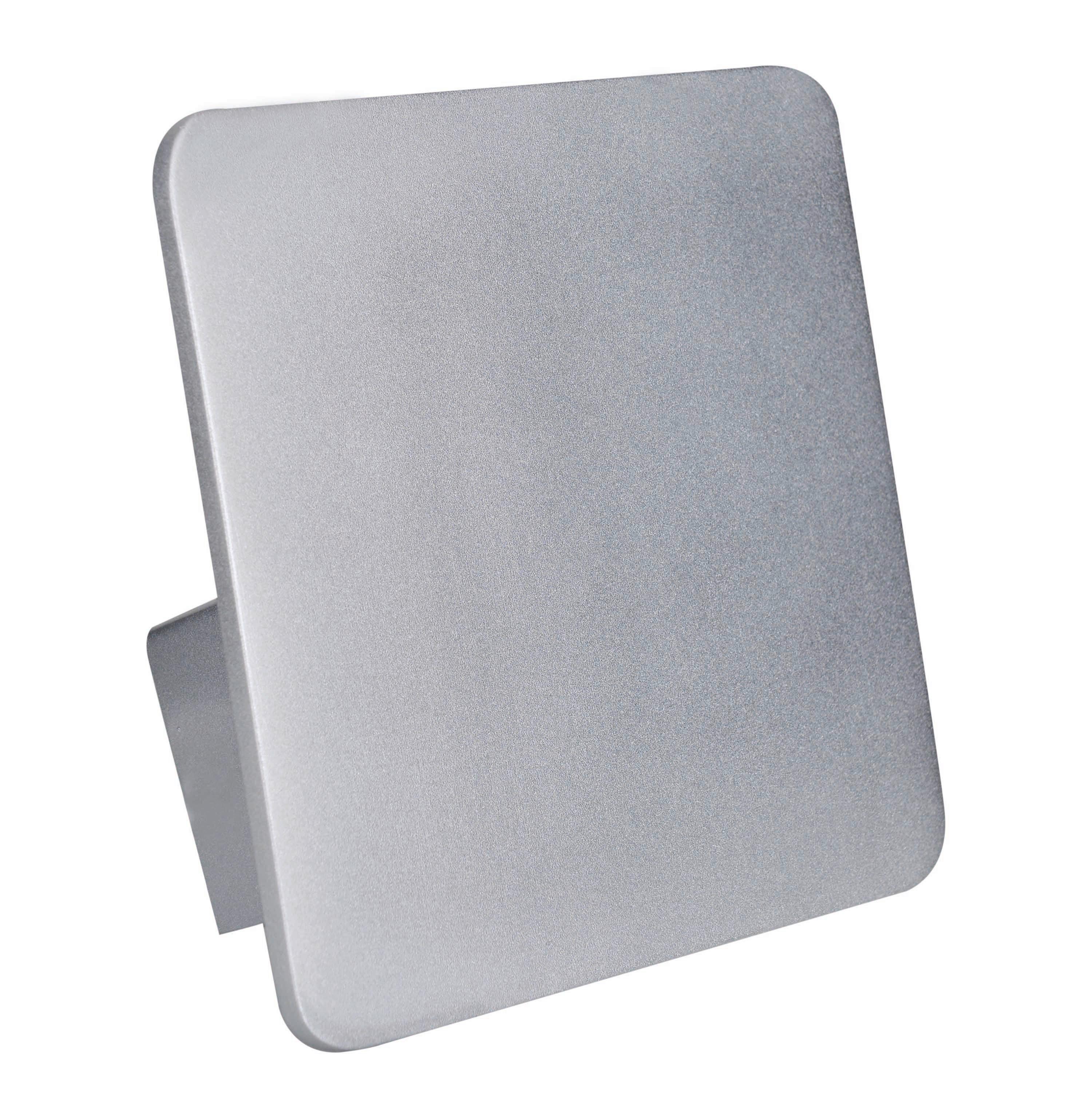 LED-Wandleuchte Stan 1-Flammig, Eckig - Weiß, Basics, Metall (5,5cm) - Näve