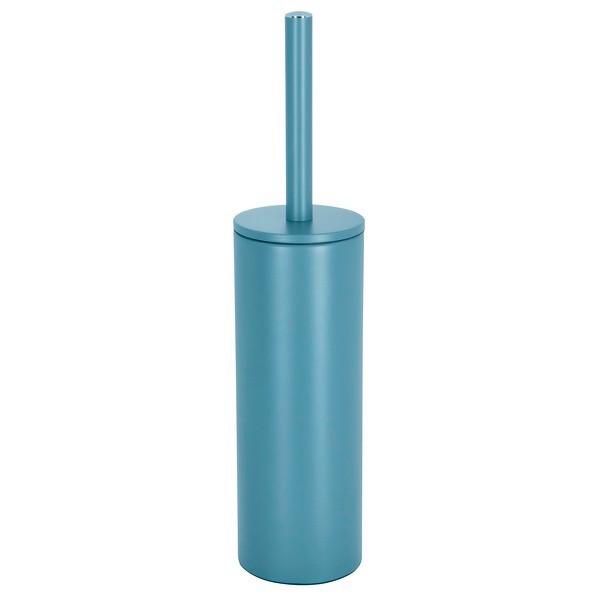 Wc-bürstengarnituren Akira Stehend Metall - Blau, Basics, Metall (9,5/40cm)