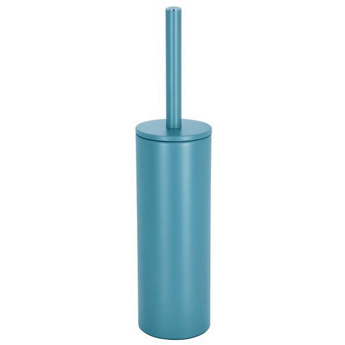 Wc-bürstengarnituren Akira Stehend Metall - Blau, Basics, Metall (9,5/40cm)