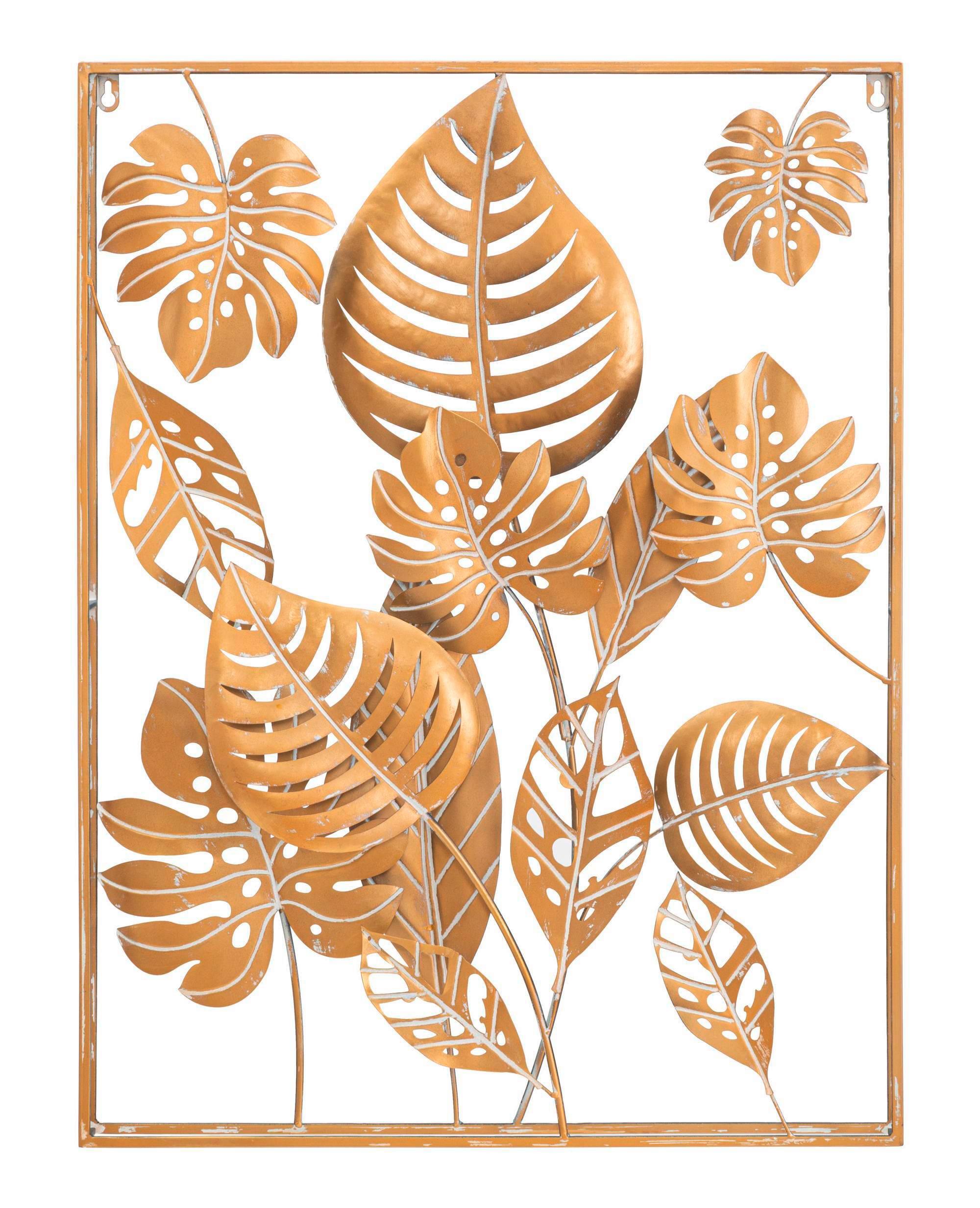 Wanddeko Goldfarben B: 60 Cm - Goldfarben, Basics, Metall (60/80/6.5cm)