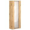 Hängevitrine Wandvitirine Vivien 09 Led - Eiche Wotan, Design, Glas/Holzwerkstoff (40/140/30cm) - Livetastic