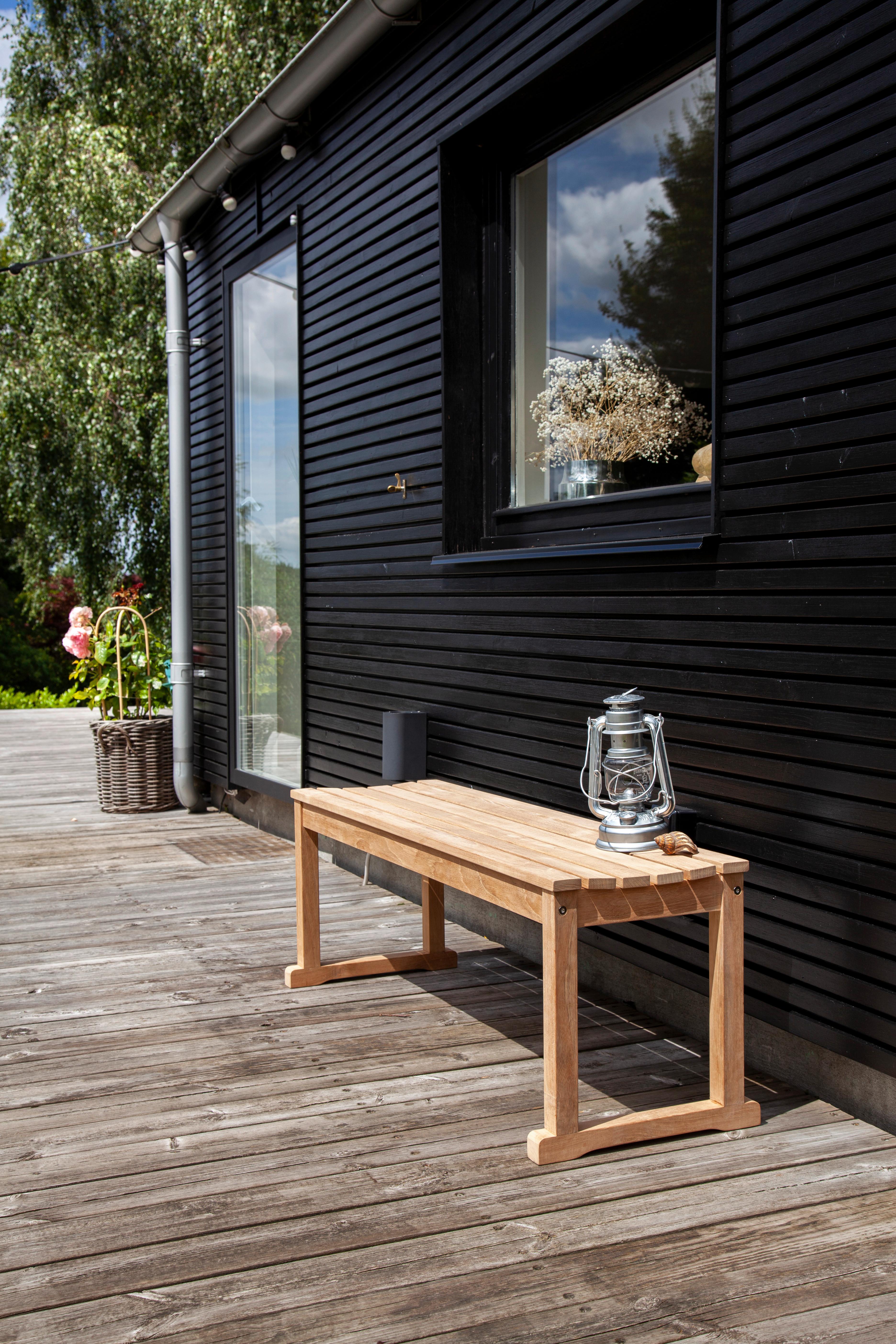 Sitzbank Echtholz Teakfarben Vega Bht: 120x43x40 Cm - Teakfarben, KONVENTIONELL, Holz (120/43/40cm) - MID.YOU