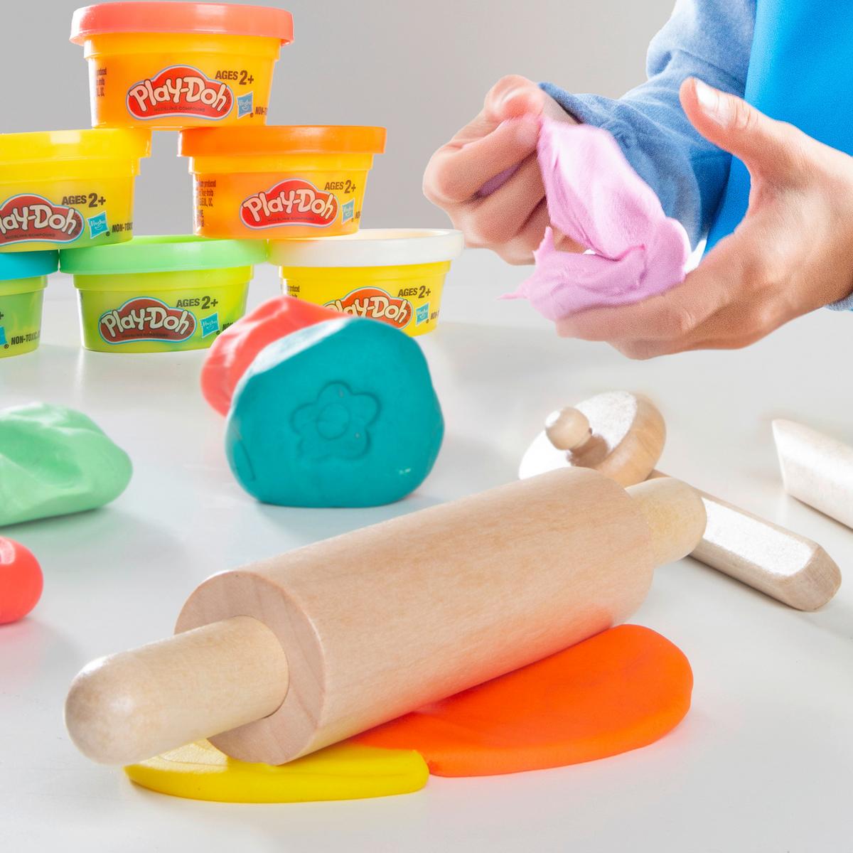 Kinderspielset Play Doh - Multicolor, Naturmaterialien/Holz