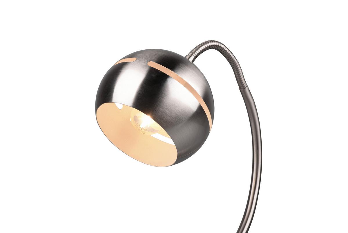 Tischlampe Fletcher Dimmer Nickel - Nickelfarben, MODERN, Metall (15/42,5/31cm) - Trio Leuchten