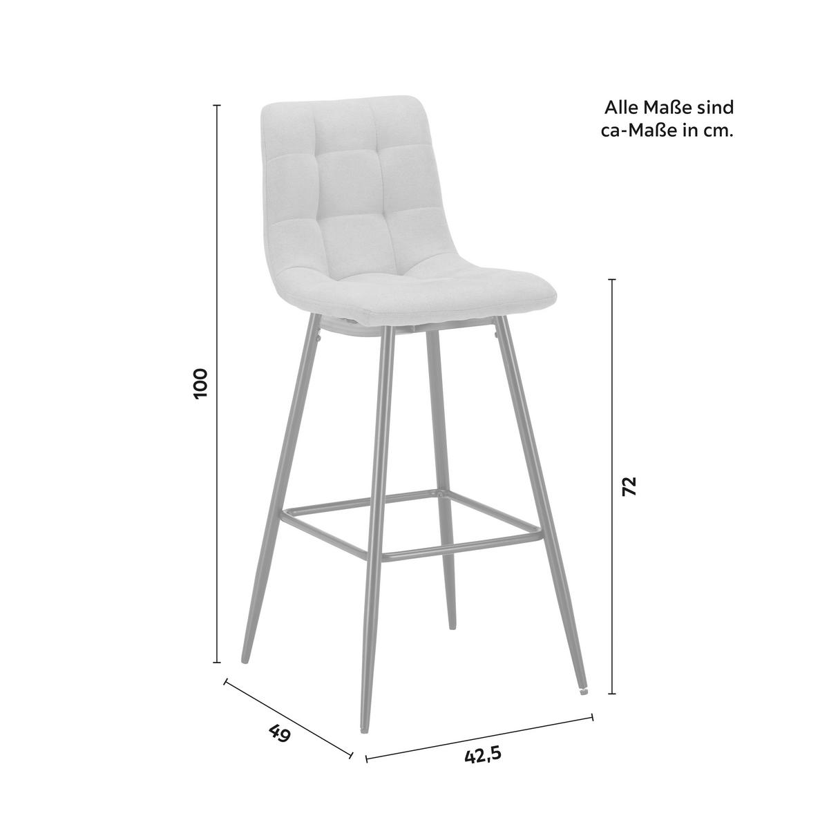 Sada barových židlí LUKA žlutá 2 ks - černá/žlutá, Moderní, kov/dřevo (42,5/100/49cm) - P & B