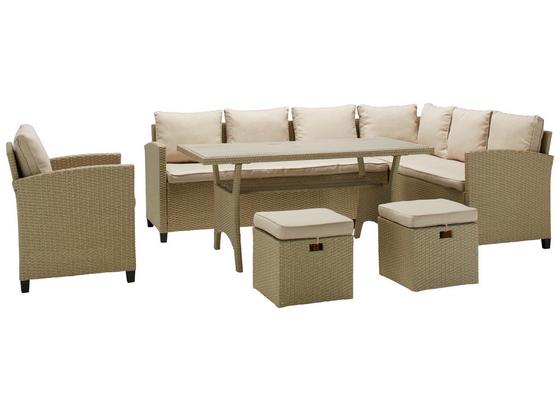 Loungegarnitur Porto - Beige/Grau, MODERN, Kunststoff/Textil (232/175cm) - Luca Bessoni Loungegarnitur Porto - Beige/Grau, MODERN, Kunststoff/Textil (232/175cm) - Luca Bessoni