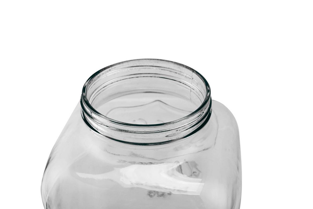 Getränkespender Transparent H: 27 Cm 5l - Transparent, Basics, Glas (27cm) - Echtwerk