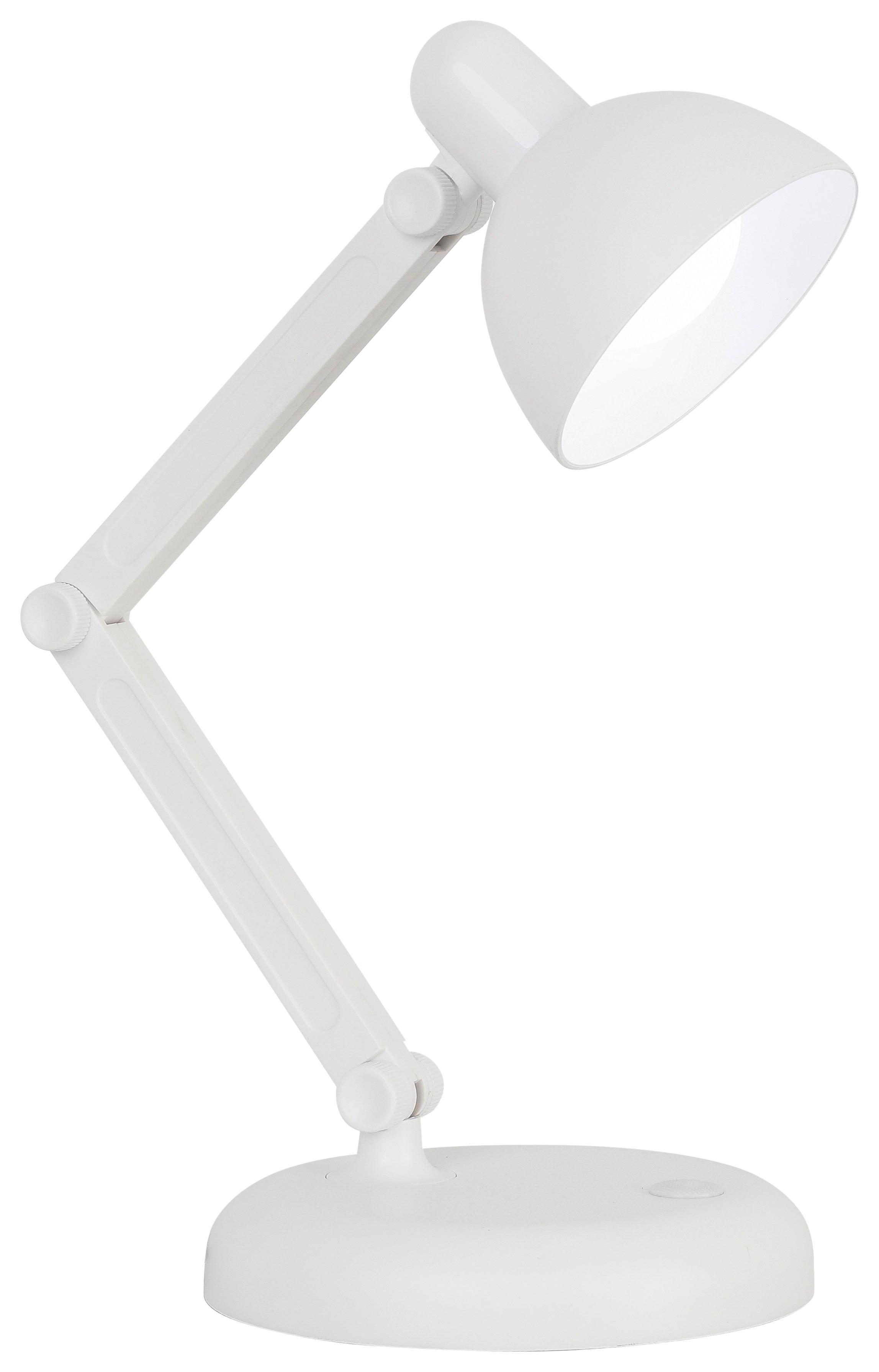 Led Asztali Lámpa Daniel - fehér, Modern, műanyag (12,5/34cm) - Luca Bessoni