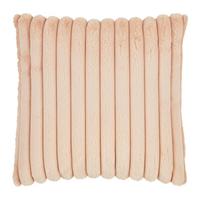 KOŽEŠINOVÝ POLŠTÁŘ MAUDI - růžová, Konvenční, textil (45/45cm) - Mömax