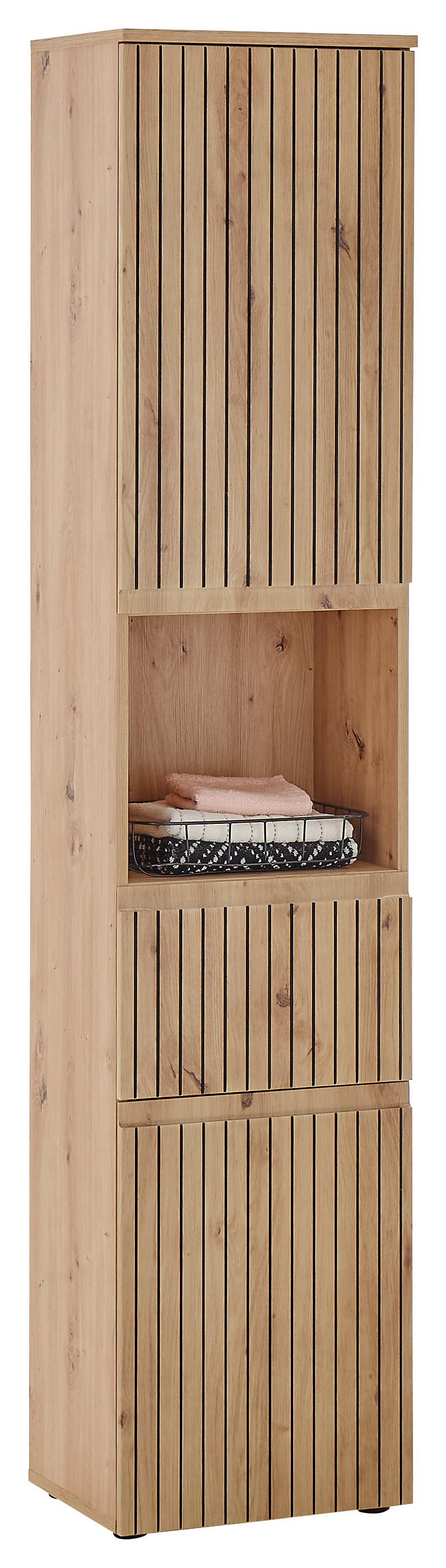 Badezimmer Hochschrank Austin 40 Cm, Eiche Artisan Dekor