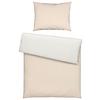Povlečení Annika, 140/200cm, bílá,béžová - bílá/béžová, textil (140/200cm) - Modern Living