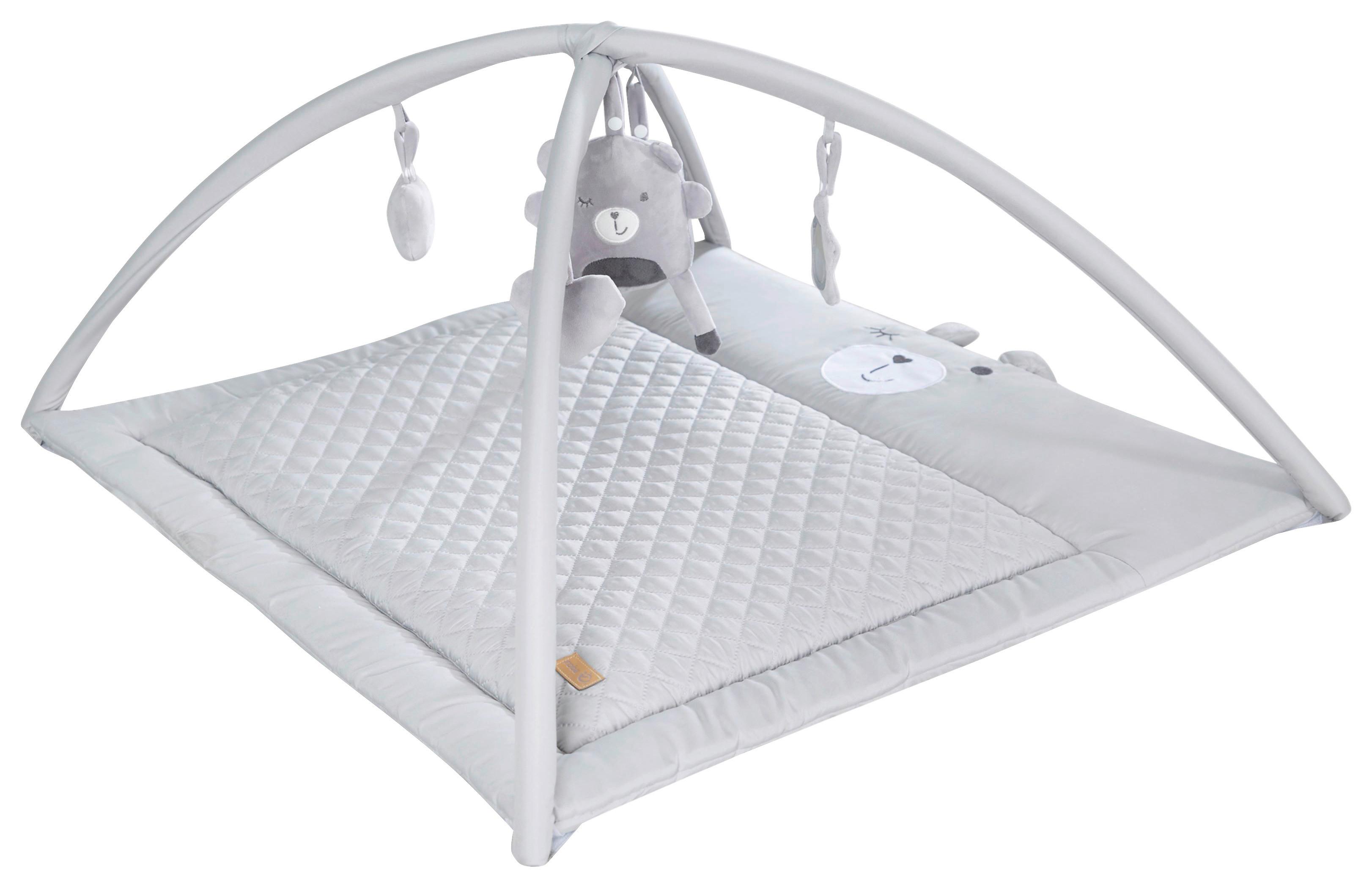 Wickelauflage Luna B: 85 cm silbergrau - Hellgrau, Basics, Textil (85/45/75cm) - Roba