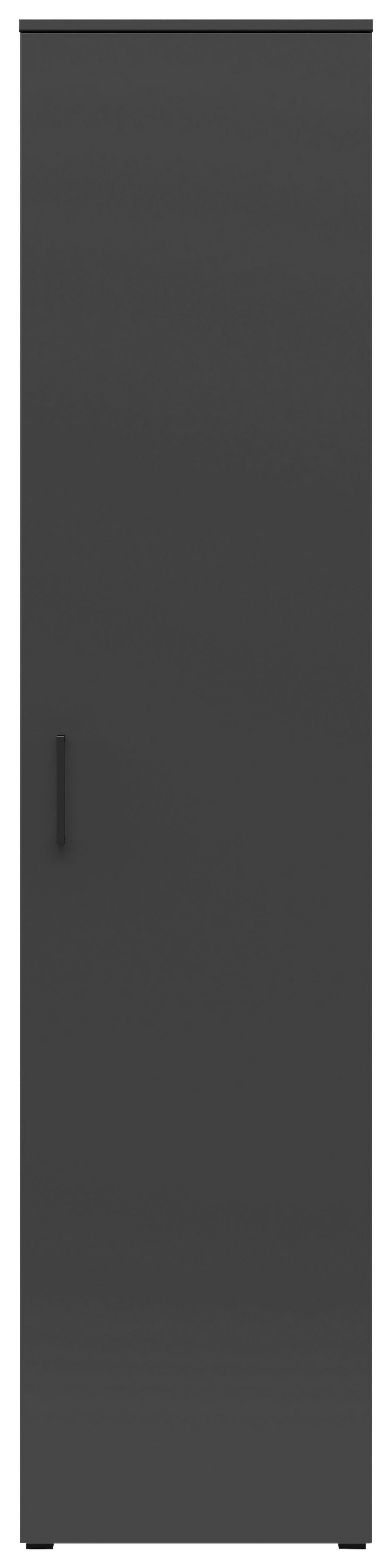 Szekrény Multistauraum - grafitszürke, Modern, faalapú anyag (45/195/40cm) - Carryhome