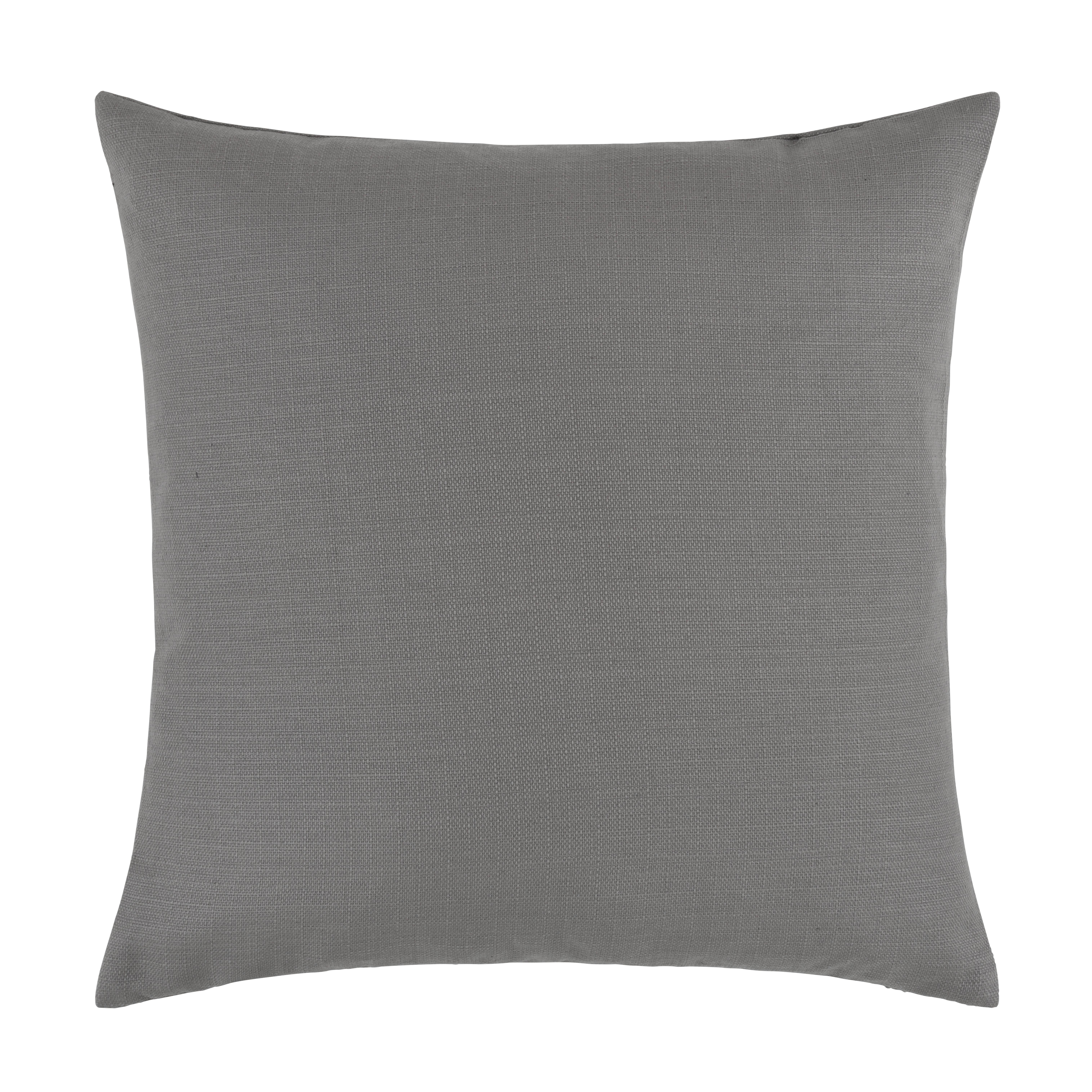 POŤAH NA VANKÚŠ Malmö, 45/45cm - čierna/sivá, Konventionell, textil (45/45cm) - Modern Living