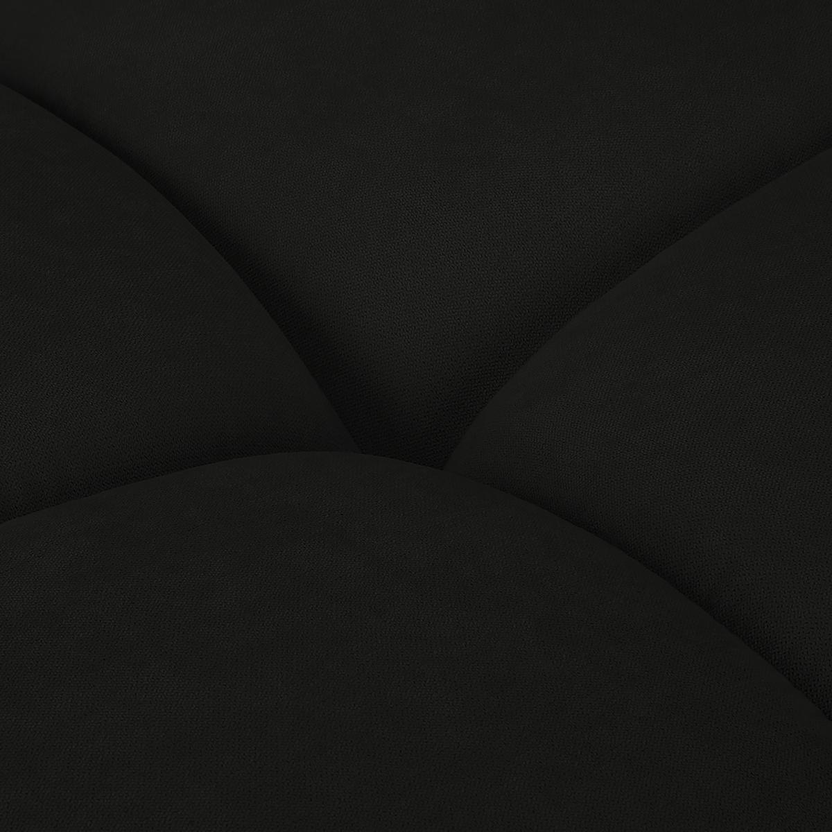 Ecksofa Azzuro Schwarz S: 256x175 cm - Silberfarben/Schwarz, Design, Textil (256/175cm) - Livetastic