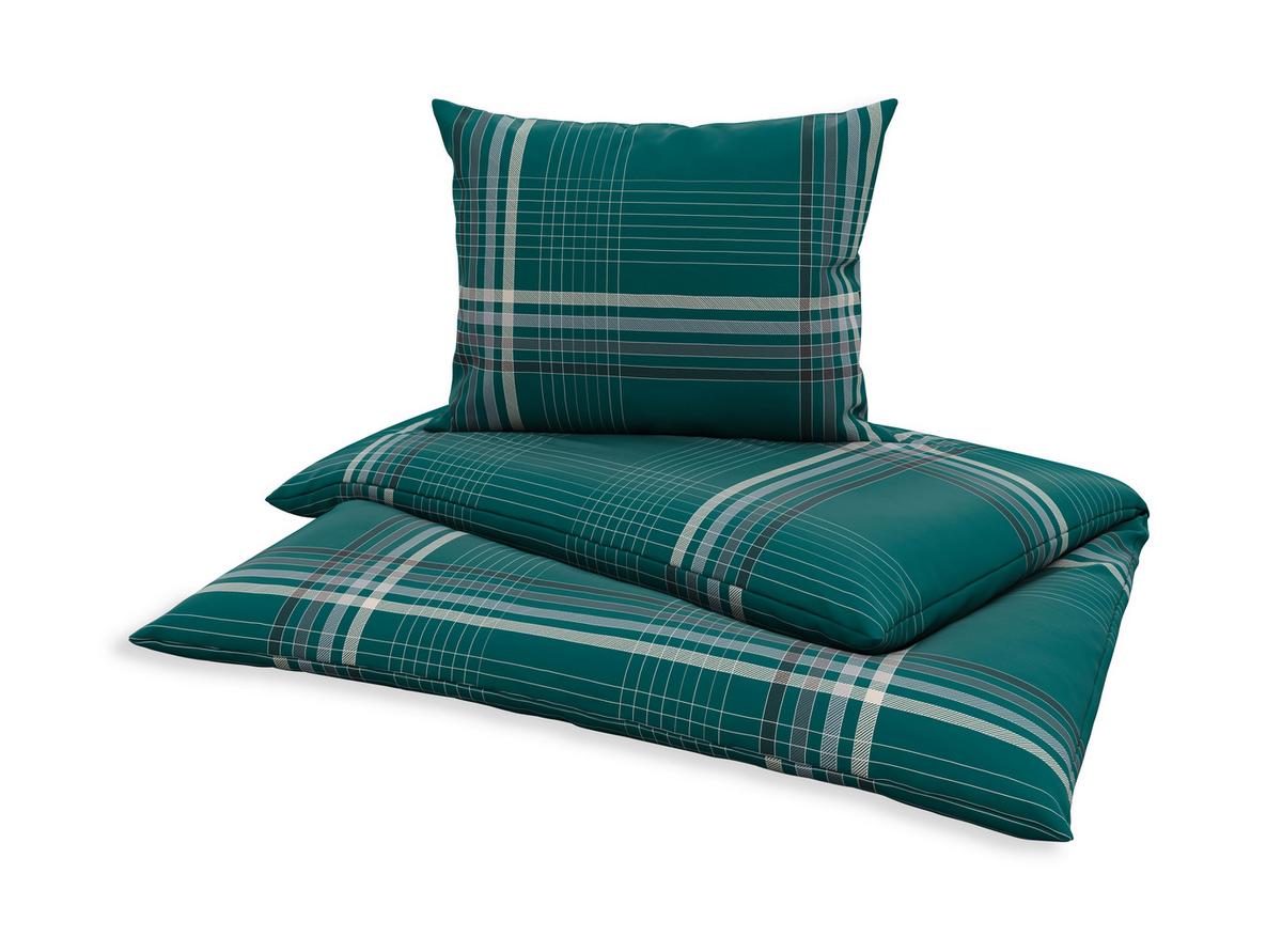 Ágyneműhuzat-garnitúra Sanella - olajkék, Modern, textil (140/200cm) - Luca Bessoni