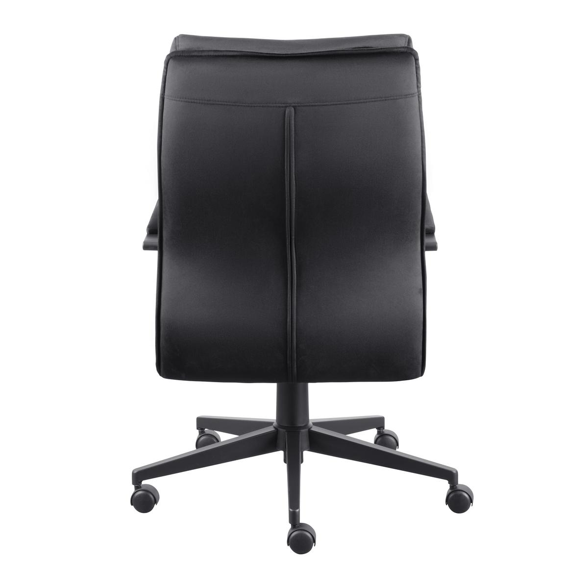 Kancelářské křeslo MAN IN BLACK - černá, Moderní, kov/textil (58/108-118/57cm) - Mömax