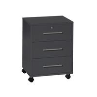 ROLLCONTAINER OFFICE EDITION - Anthrazit, LIFESTYLE, Holzwerkstoff (44/58/40cm) - MID.YOU