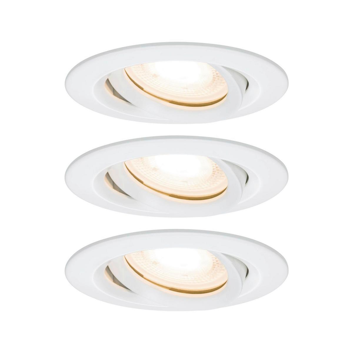 LED-Deckenleuchte Ø 9,3 cm 3-Flammig, Rund - Basics (9,3cm) - Paulmann