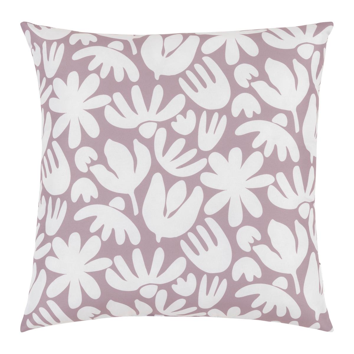 DEKORAČNÍ POLŠTÁŘ BETTY - bílá/světle fialová, Konvenční, textil (40/40cm) - Mömax