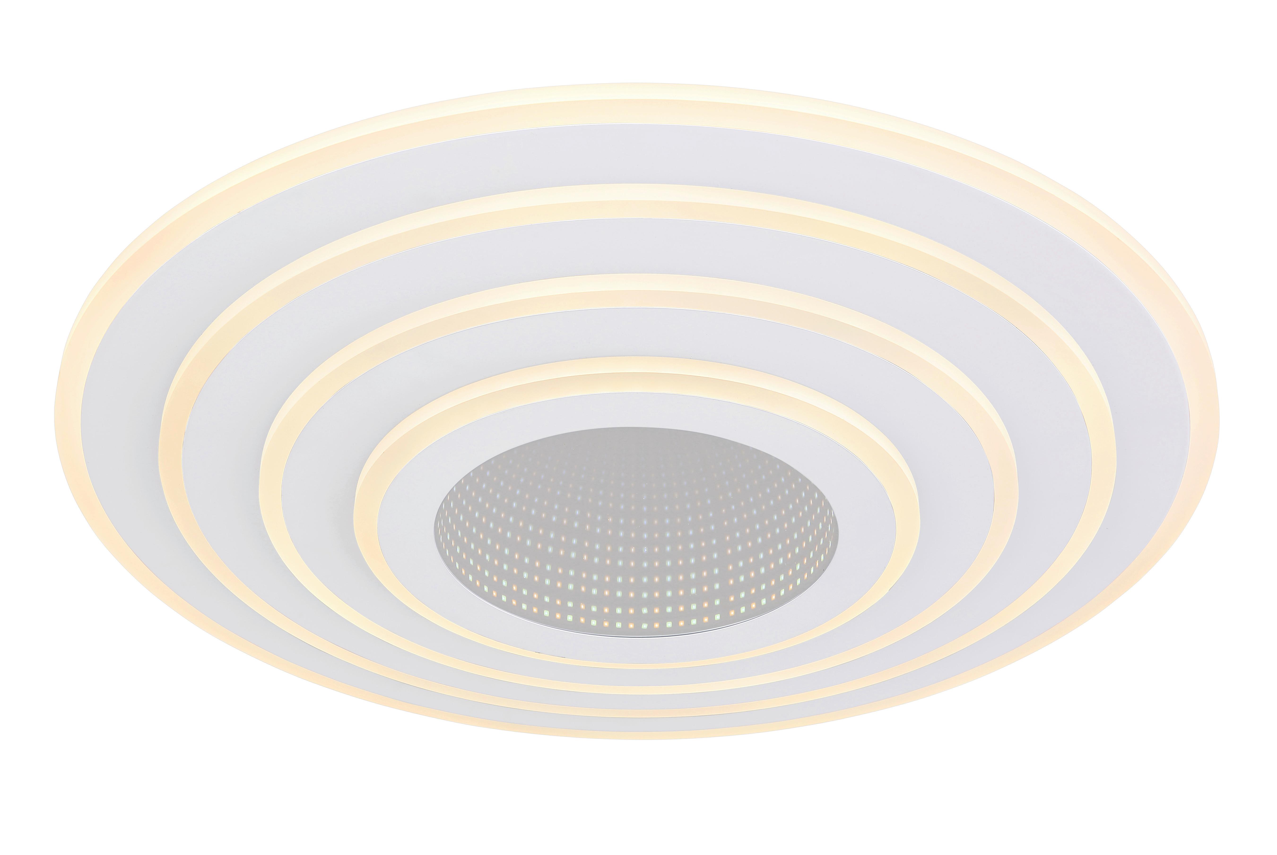 LED stropné svietidlo Jocelyn- Tuya-, opálová, biela, 6,7 cm