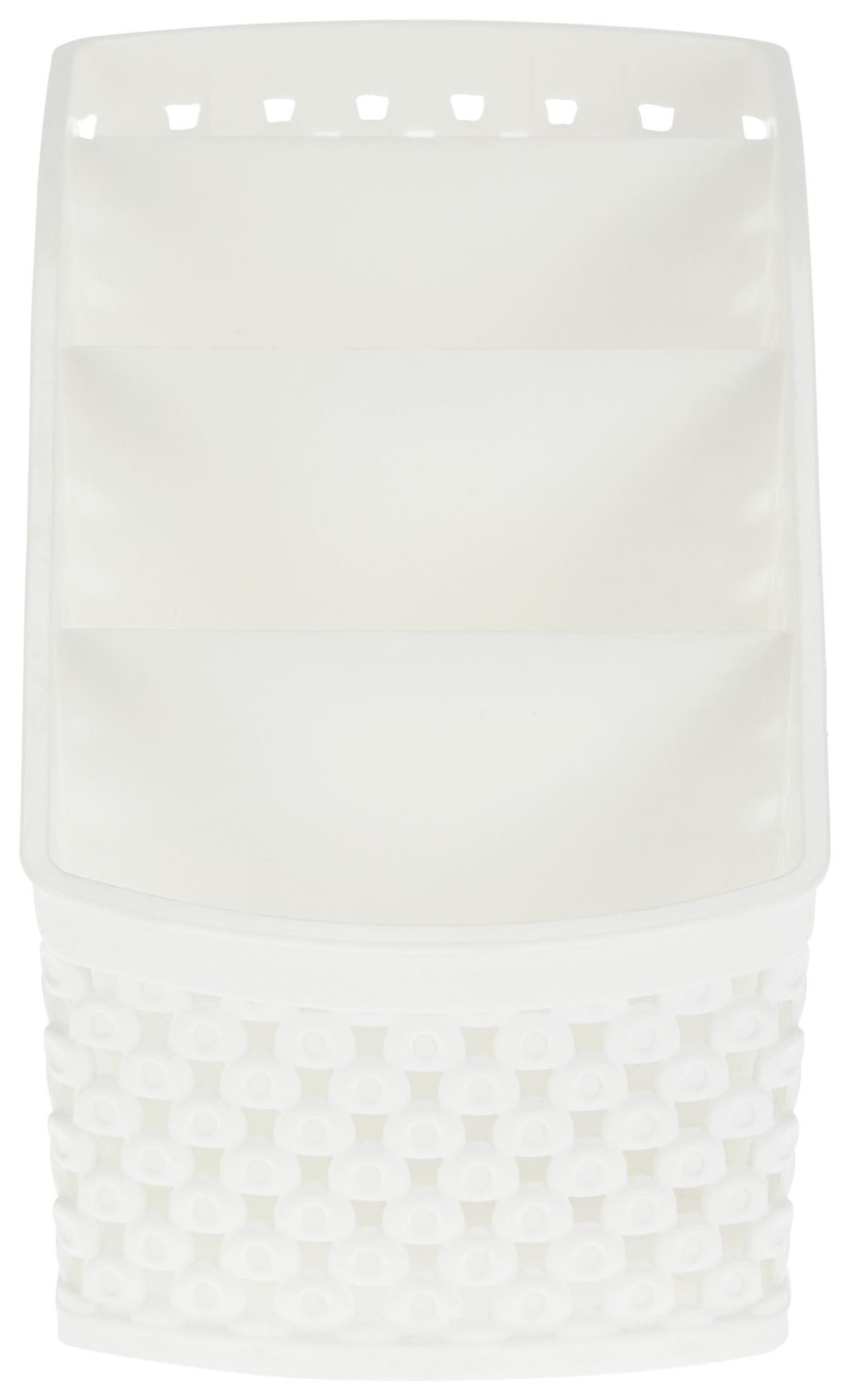 Asztalrendszerező Diamond - fehér, Basics, műanyag (9,5/19,8/10,6cm) - Luca Bessoni
