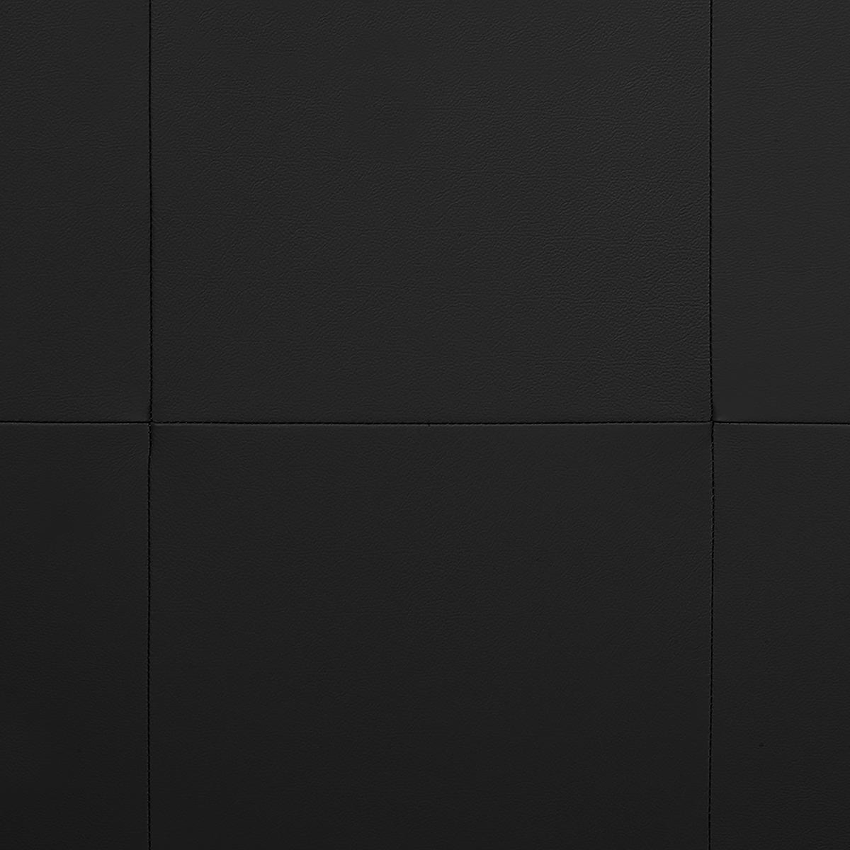 3-Sitzer-Sofa Oslo Schwarz B: 205 cm - Schwarz, Design, Leder (205/92/85cm) - Livetastic