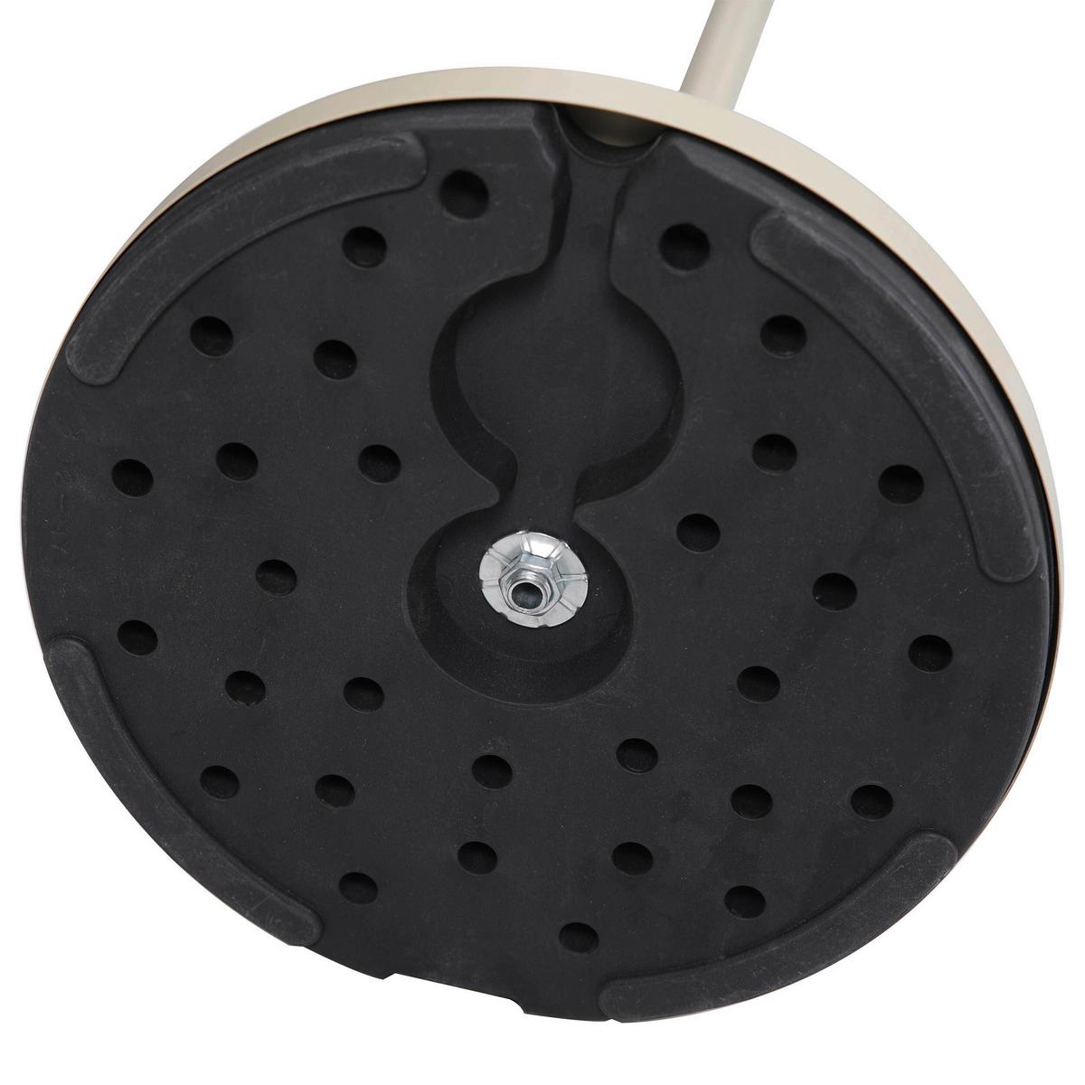 Außenstehleuchte Stella – Outdoor-Bodenleuchte - Beige/Weiß, MODERN, Textil/Metall (35/150/35cm)