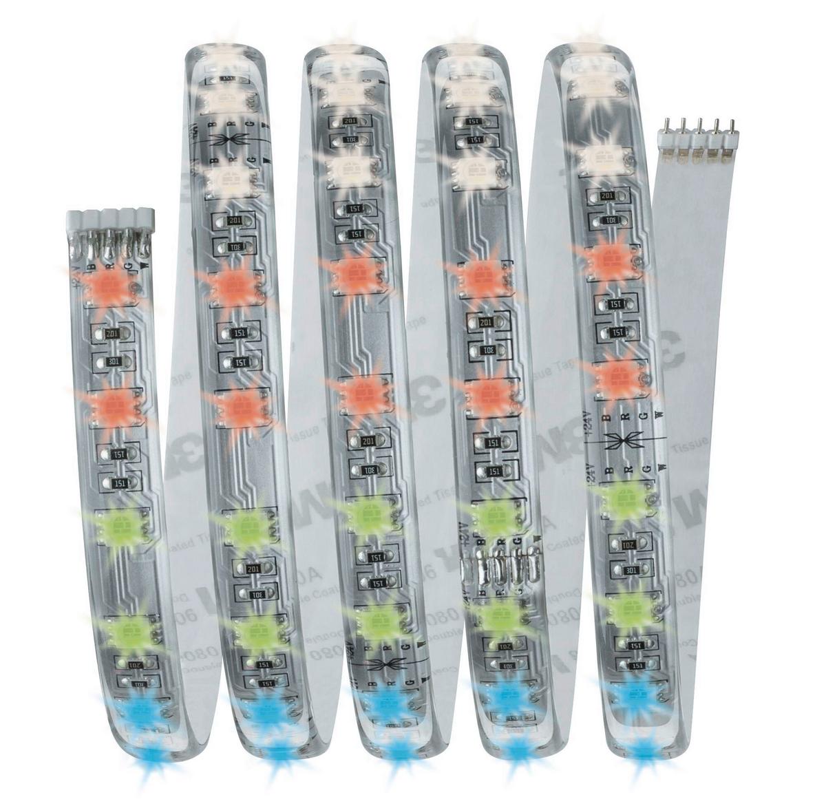 Led-streifen Max Farbwechsler L: 1,50 M - Silberfarben, Design, Kunststoff (150/1,25/0,3cm) - Paulmann