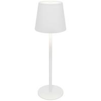 Akkumulátoros Asztali Lámpa Emily - fehér, Basics, műanyag/fém (11,5cm) - Luca Bessoni