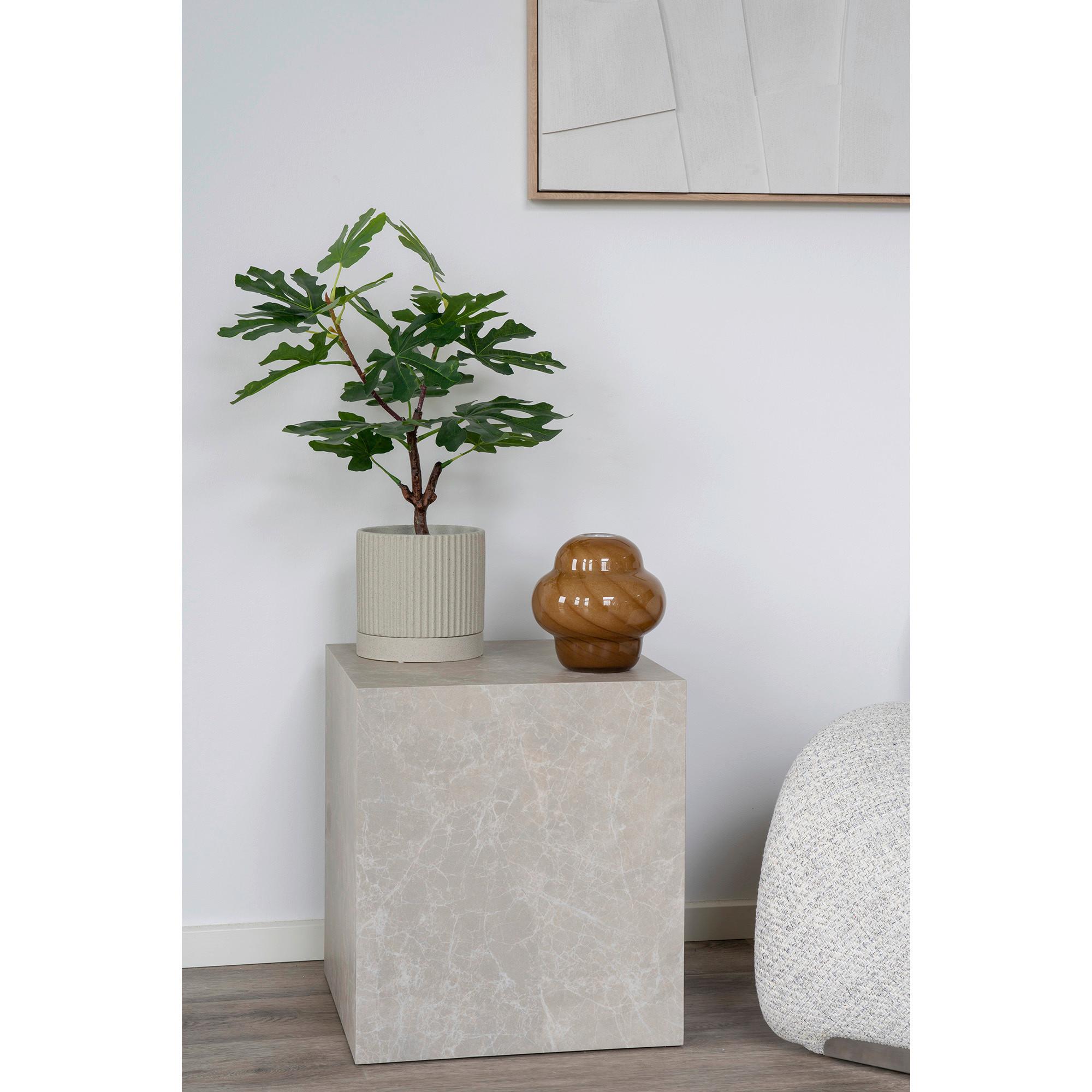 Beistelltisch Prague Greige B: 40 cm - Greige, Basics, Holzwerkstoff (40/40/45cm)